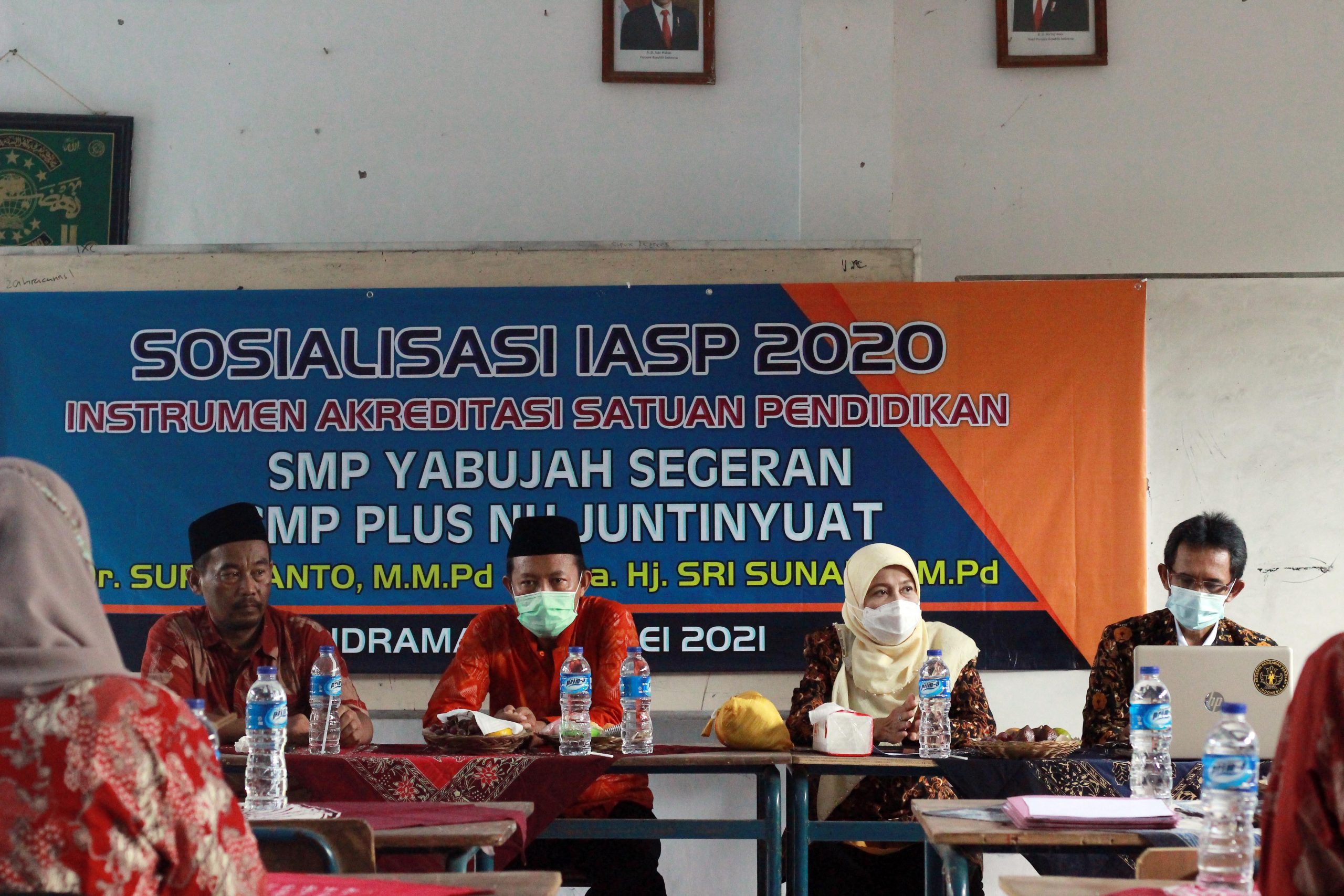 Libatkan Tim Assesor BAN-S/M dan Pengawas Pembina, SMP Yabujah Segeran Sosialisasi IASP 2020 Untuk Raih Akreditasi A Libatkan Tim Assesor BAN-S/M dan Pengawas Pembina, SMP Yabujah Segeran Sosialisasi IASP 2020 Untuk Raih Akreditasi A
